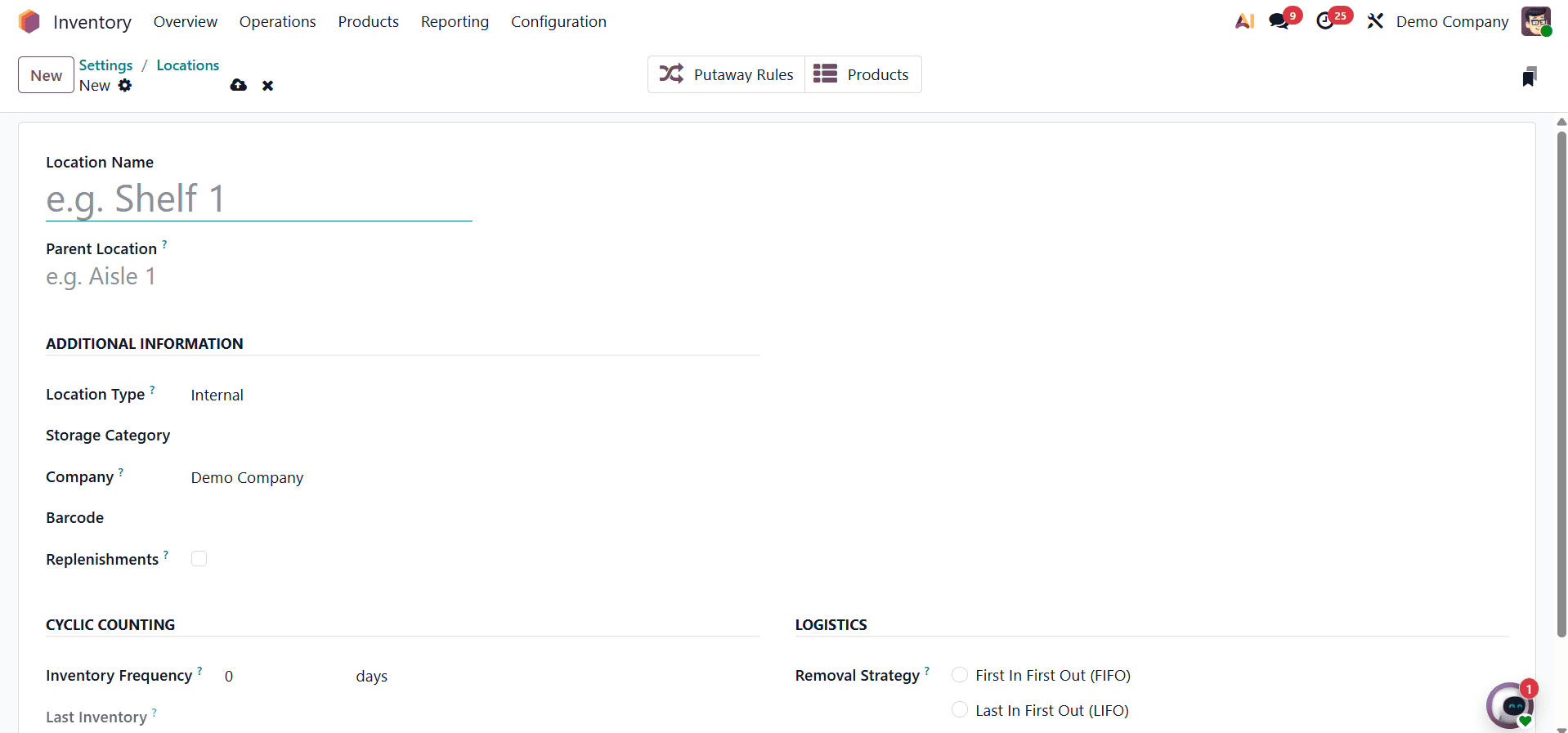 Complete Guide to Inventory Locations in Odoo 19-cybrosys