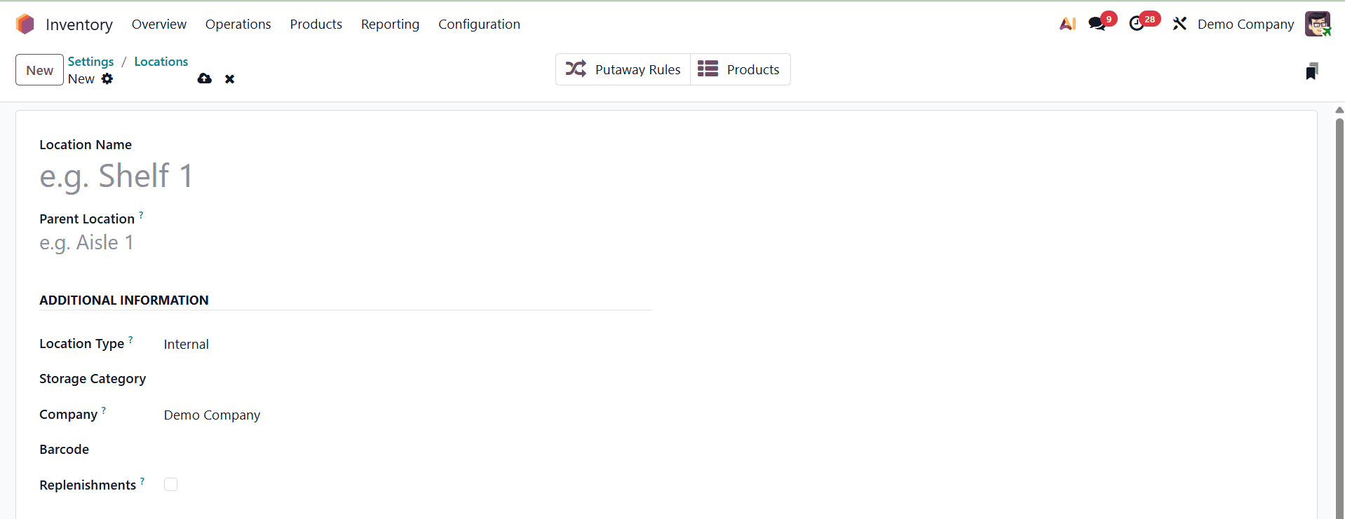 Complete Guide to Inventory Locations in Odoo 19-cybrosys