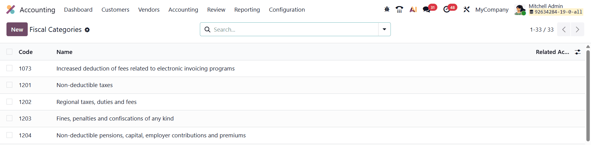 Complete Guide to Managing Fiscal Categories in Odoo 19-cybrosys