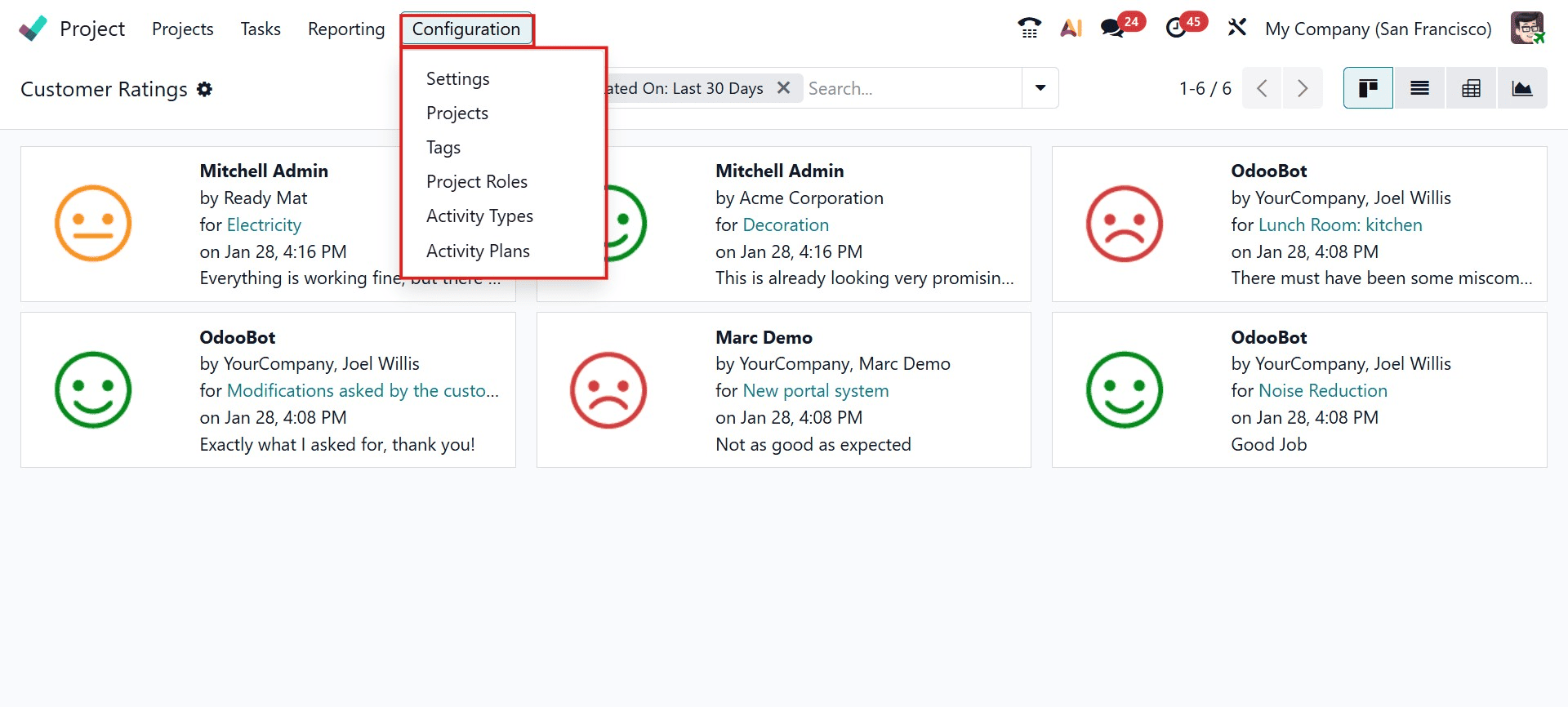 Complete Overview of Odoo 19 Project Module-cybrosys