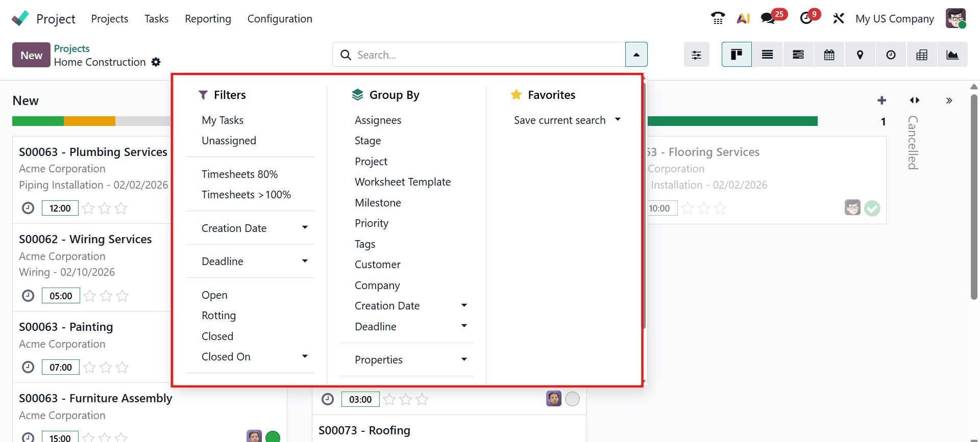 Complete Overview of Odoo 19 Project Module-cybrosys