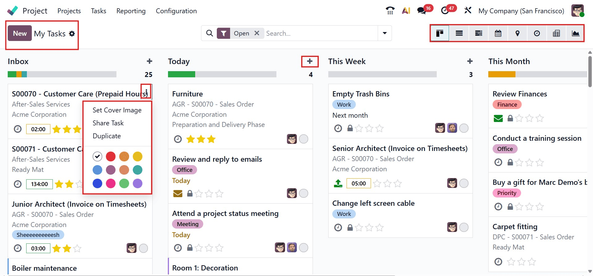Complete Overview of Odoo 19 Project Module-cybrosys