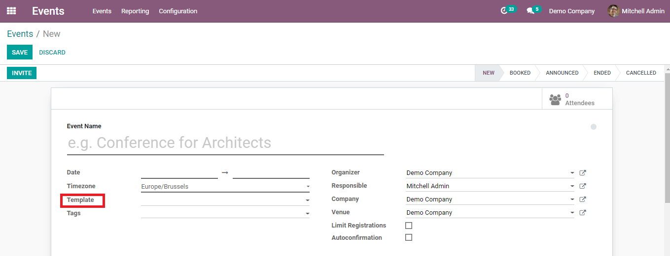 配置可用IN-ODOO-EVENTIO-MODULE