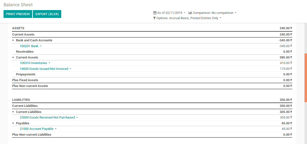 continental and anglo saxon accounting odoo-12