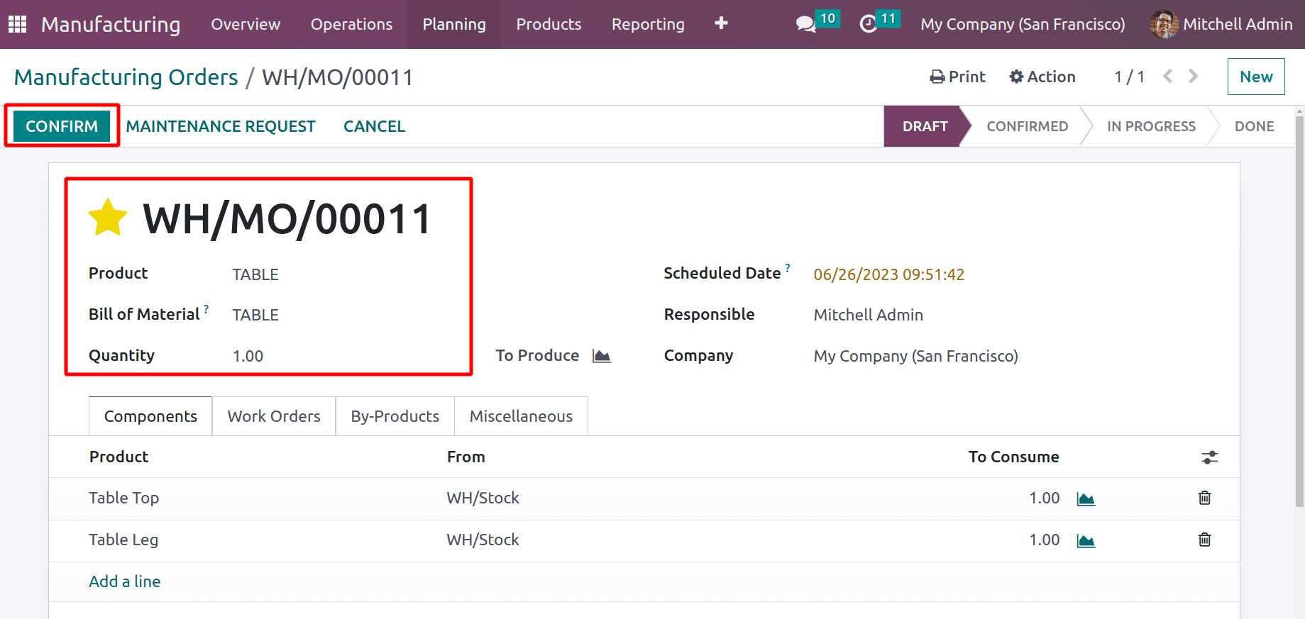 Cost Share Functionality in Odoo 16 Manufacturing Module-cybrosys