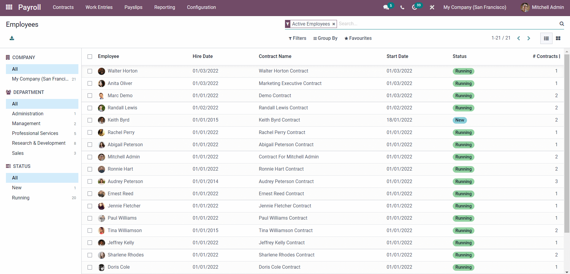 create-and-manage-employee-contracts-with-odoo-15-payroll