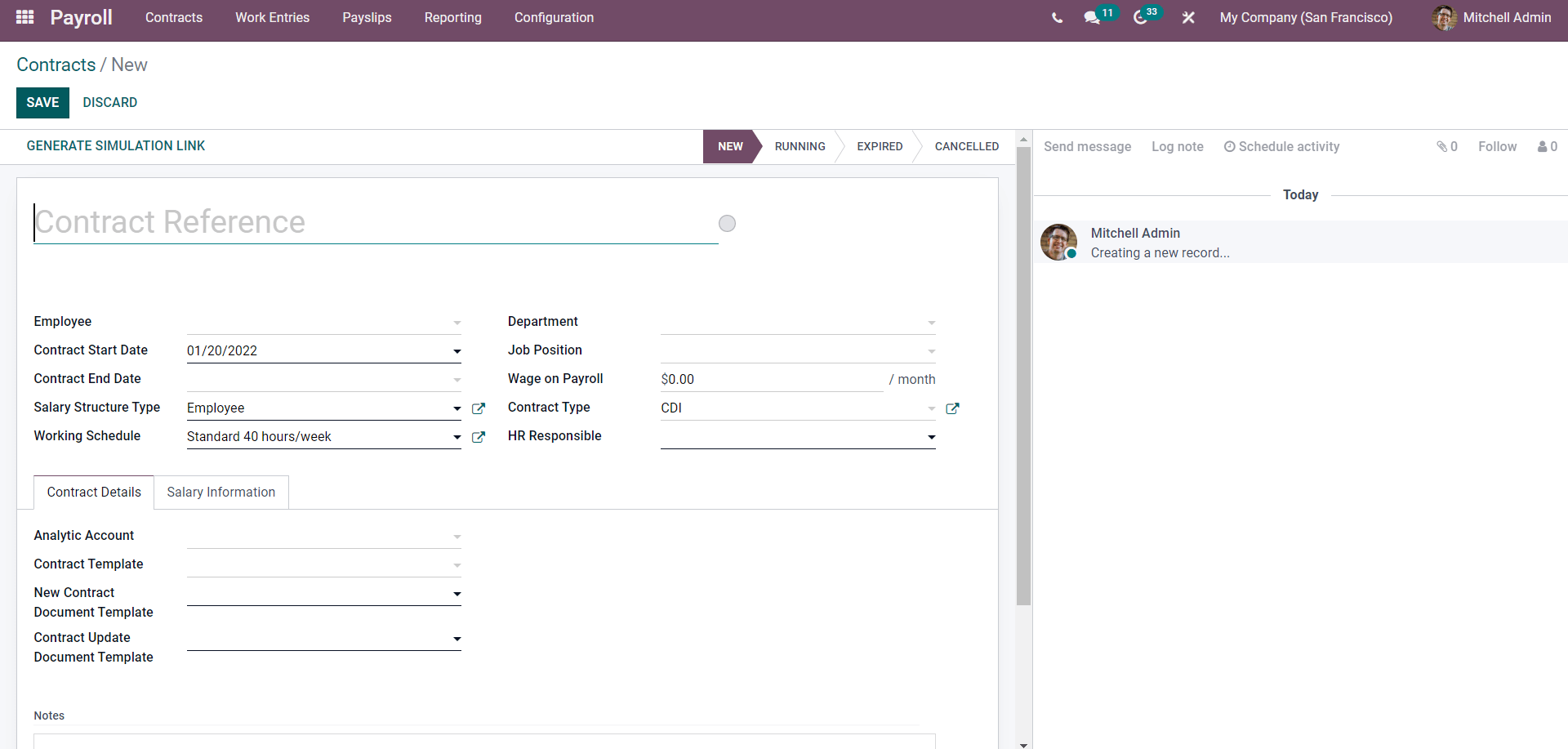 create-and-manage-employee-contracts-with-odoo-15-payroll