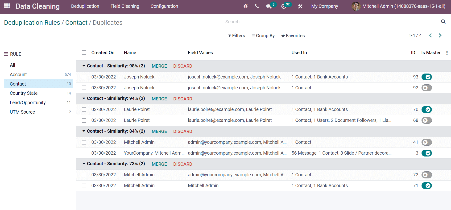 deduplication-rules-in-odoo-15-data-cleaning-module-cybrosys