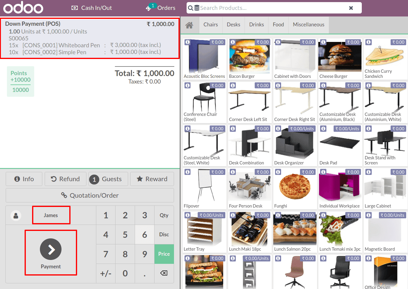 down-payment-in-odoo-15-pos