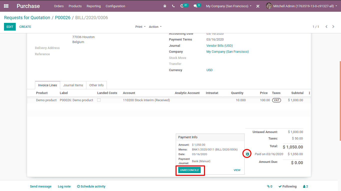 effect-of-purchase-return-on-accounts-and-stock-odoo-13