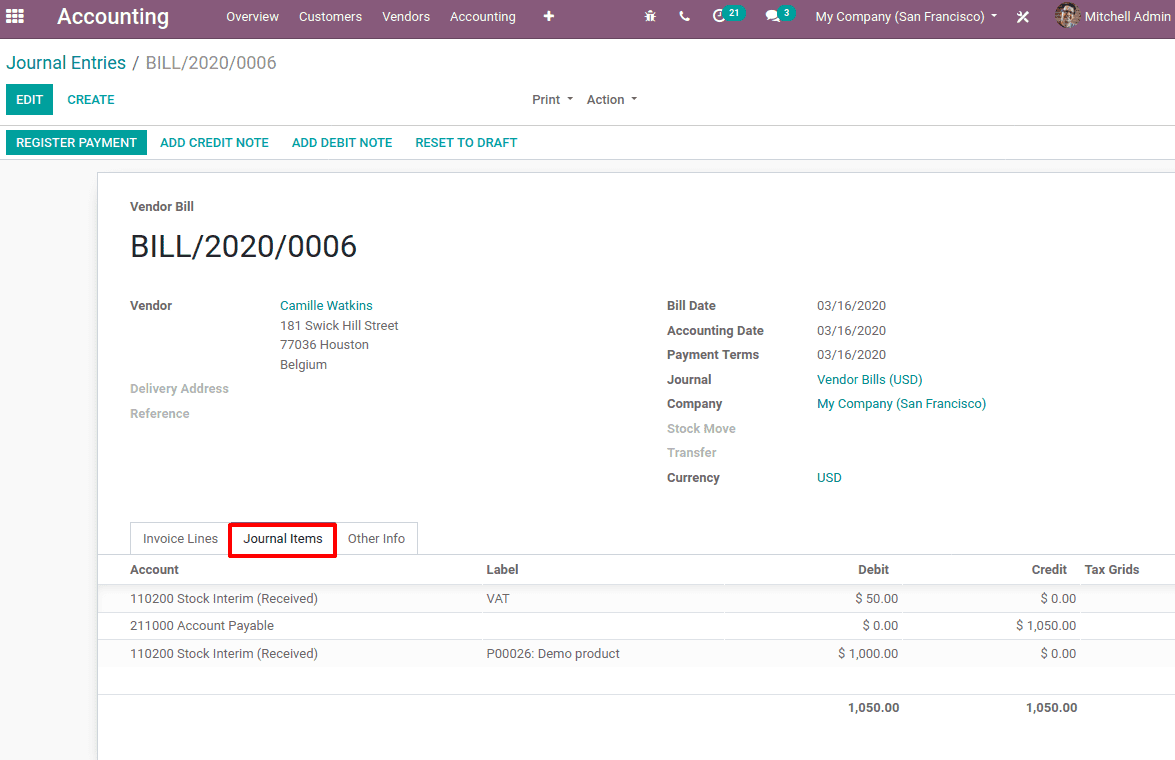 effect-of-purchase-return-on-accounts-and-stock-odoo-13