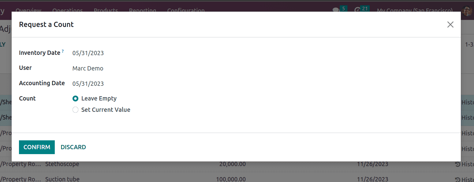 Exploring Cyclic Frequency and Counting Inventory In Odoo 16-cybrosys