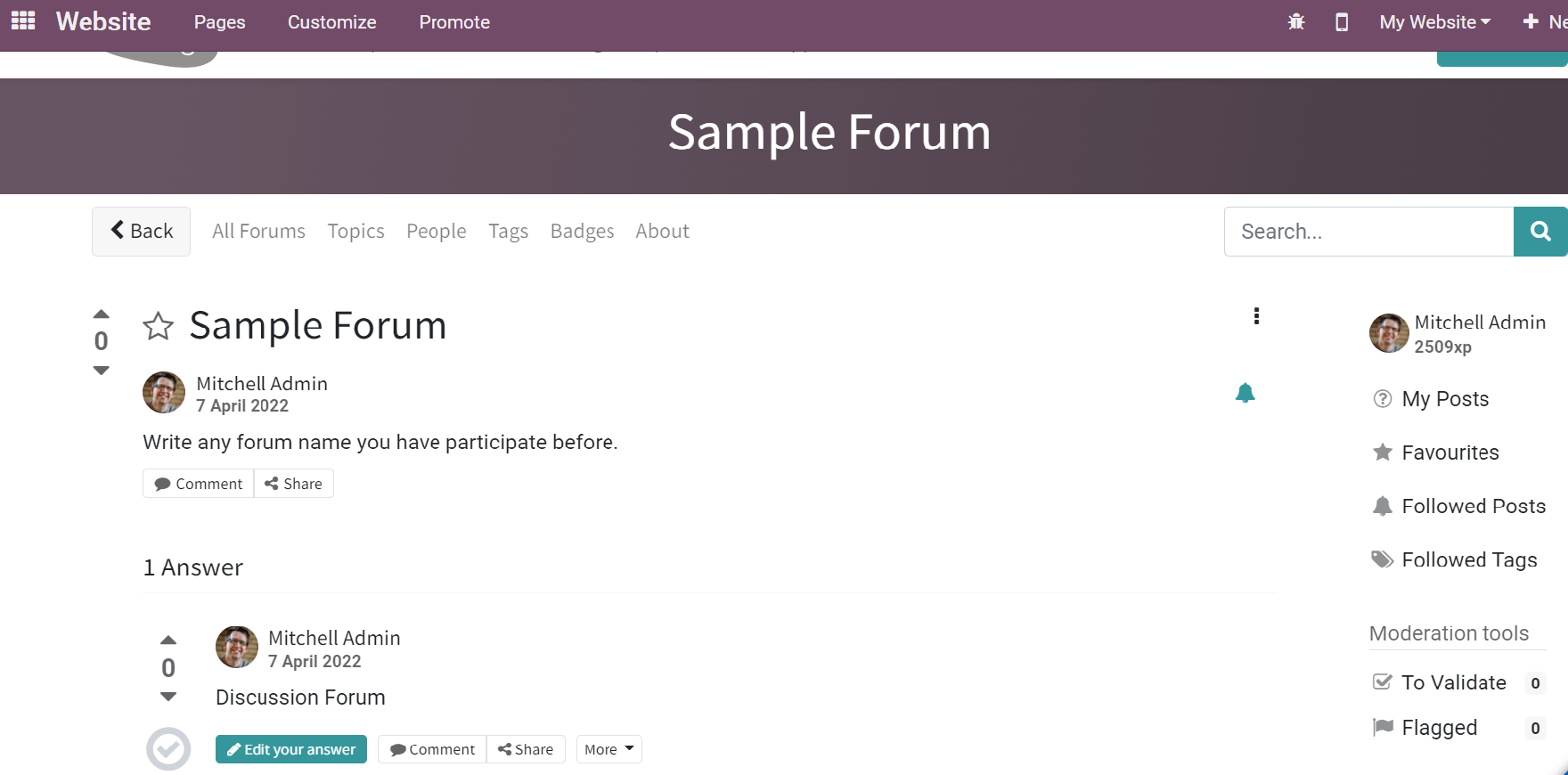 features-of-forums-in-the-odoo-15-elearning-module-cybrosys