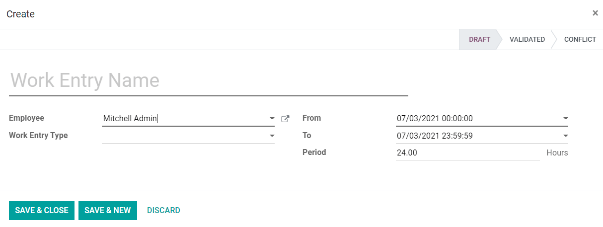 固定薪水包装 - 配置 - 工资单 -  ODOO-Payroll-Module