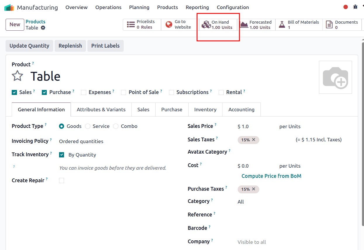 How a Product can be Manufactured in Odoo 18-cybrosys