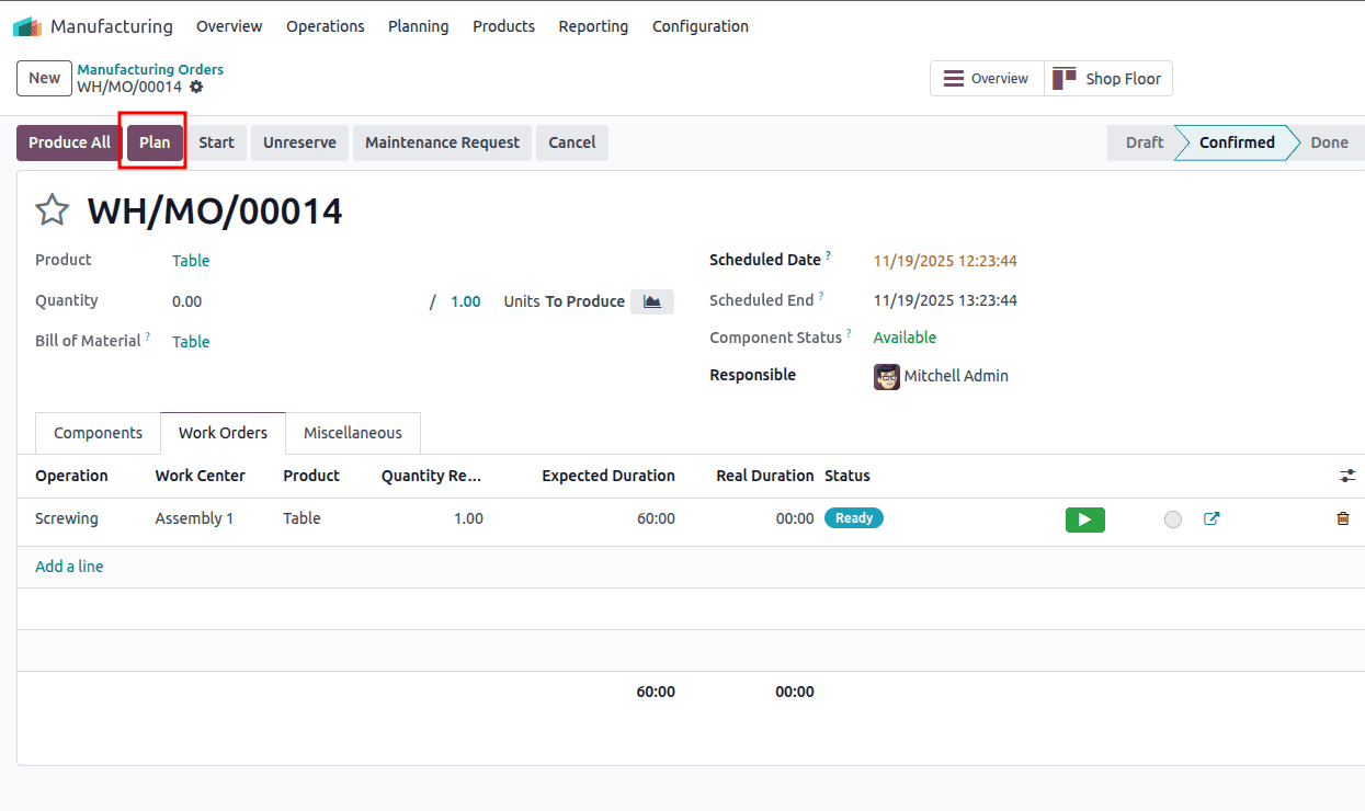 How a Product can be Manufactured in Odoo 18-cybrosys