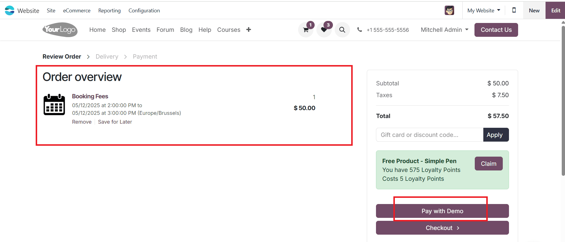 How a Restaurant Table can be booked with Odoo 18 Appointment-cybrosys