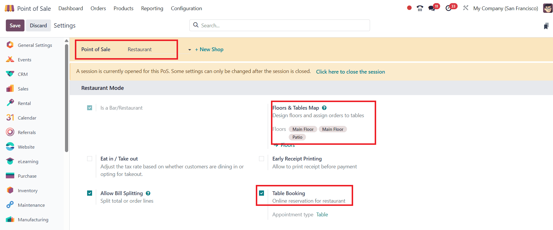 How a Restaurant Table can be booked with Odoo 18 Appointment-cybrosys