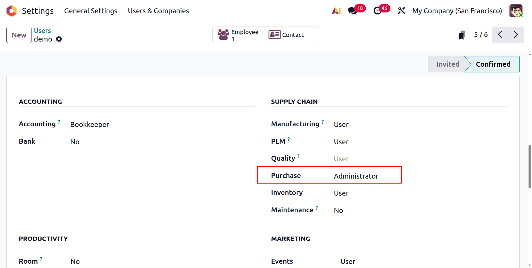How Access Control Works in Odoo 19 for Purchasing-cybrosys