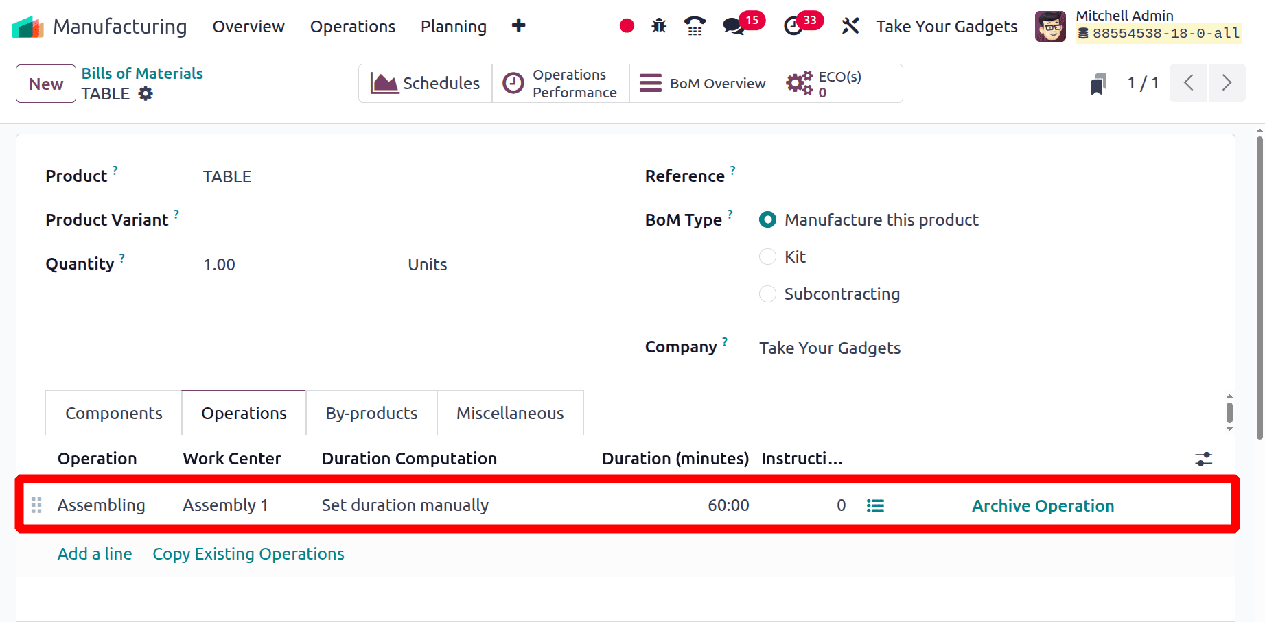 How Alternative Workcenters are Used in Odoo 18 Manufacturing-cybrosys