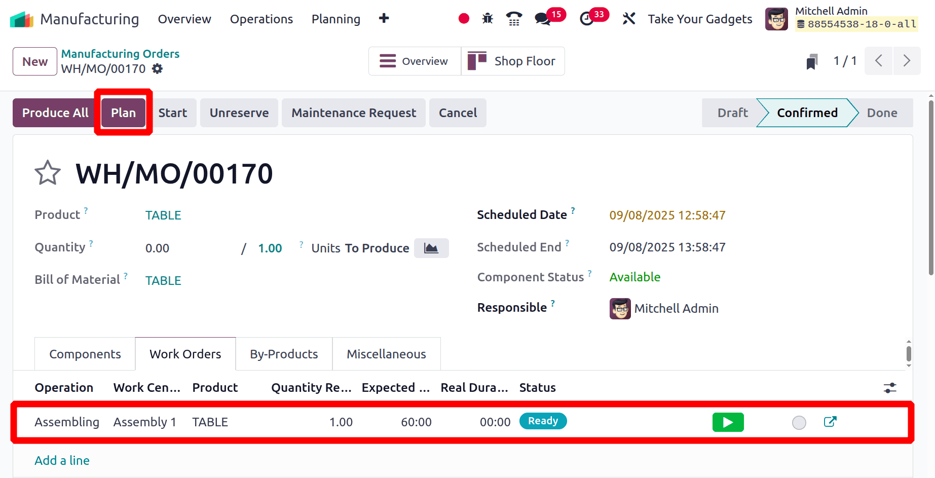 How Alternative Workcenters are Used in Odoo 18 Manufacturing-cybrosys