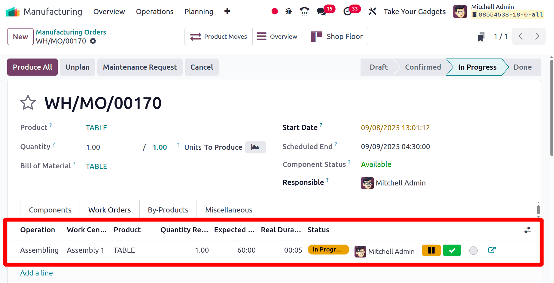 How Alternative Workcenters are Used in Odoo 18 Manufacturing-cybrosys