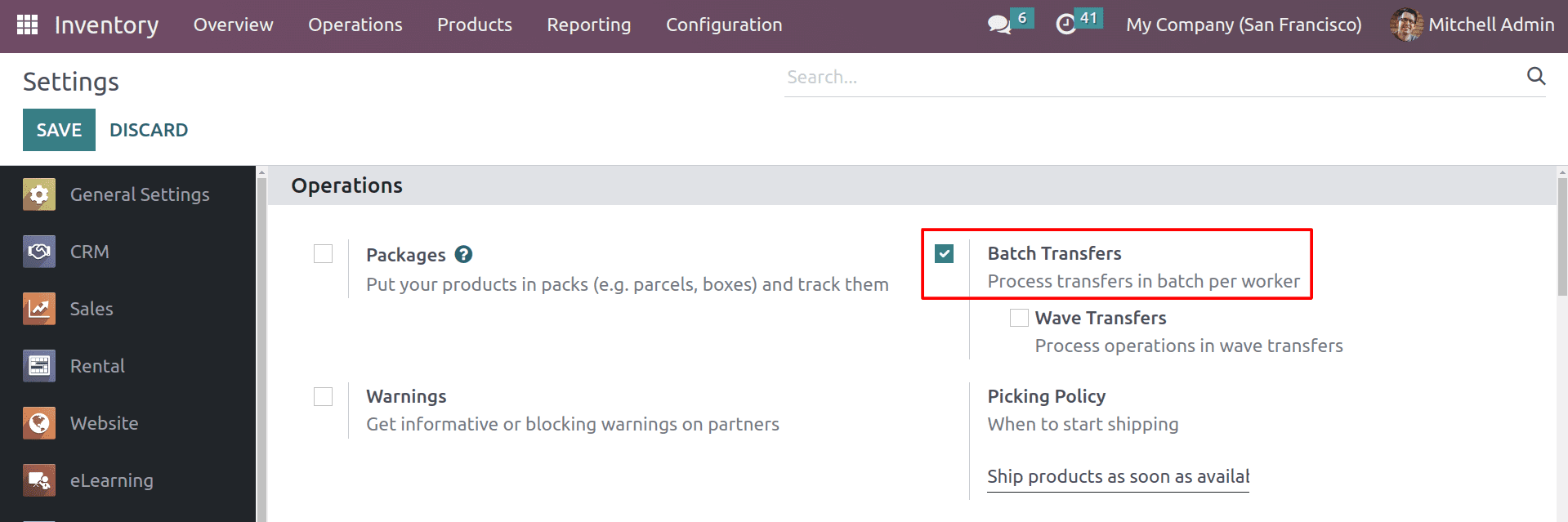 How Automatic Batch Transfer is Working With Odoo 16-cybrosys