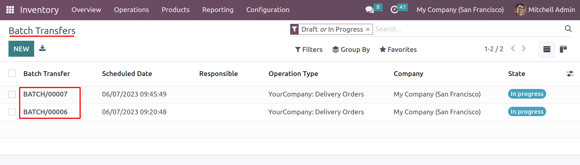 How Automatic Batch Transfer is Working With Odoo 16-cybrosys
