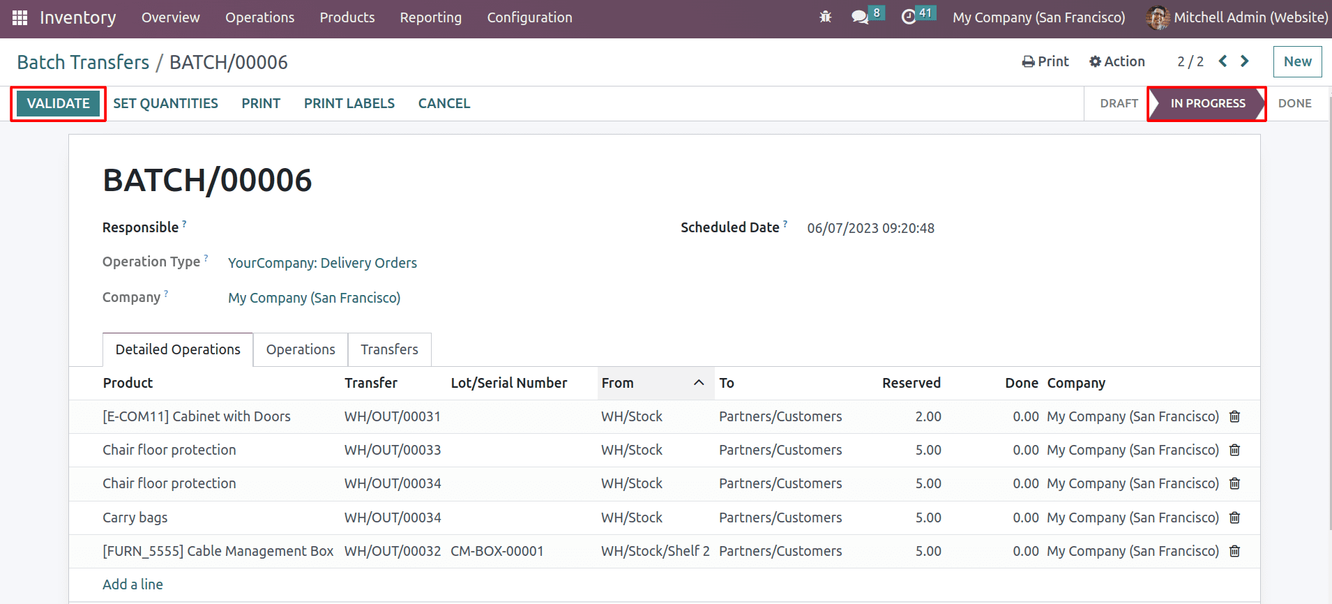 How Automatic Batch Transfer is Working With Odoo 16-cybrosys