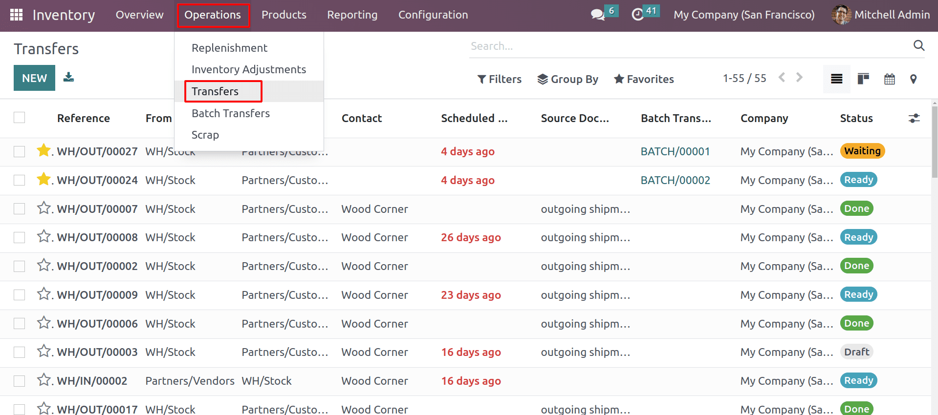 How Automatic Batch Transfer is Working With Odoo 16-cybrosys