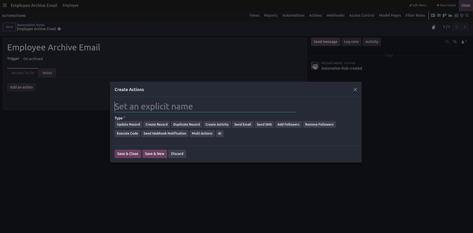 How Automation and Filter Rules Transform Workflows in Odoo 19 Studio-cybrosys