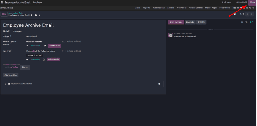 How Automation and Filter Rules Transform Workflows in Odoo 19 Studio-cybrosys