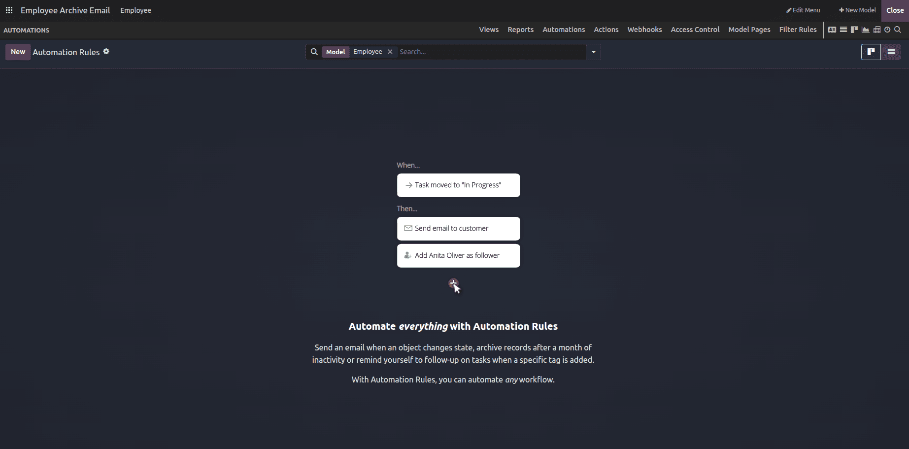 How Automation and Filter Rules Transform Workflows in Odoo 19 Studio-cybrosys
