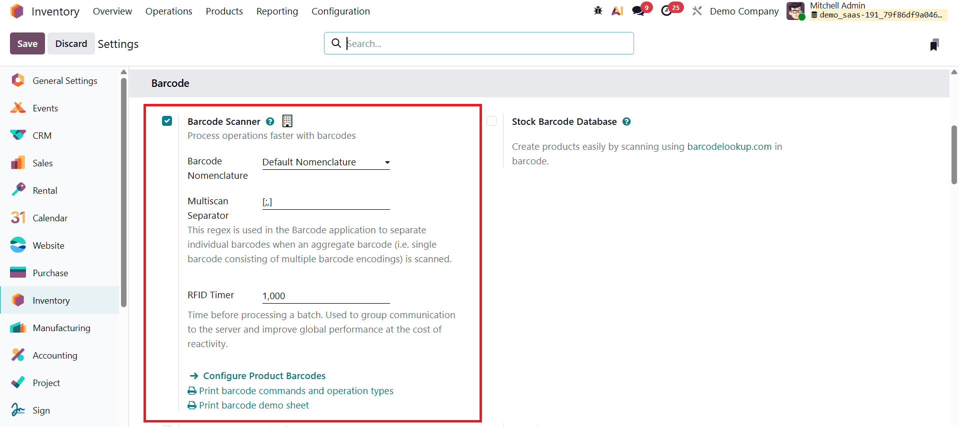How Barcode Nomenclatures Work in Odoo 19 Inventory-cybrosys