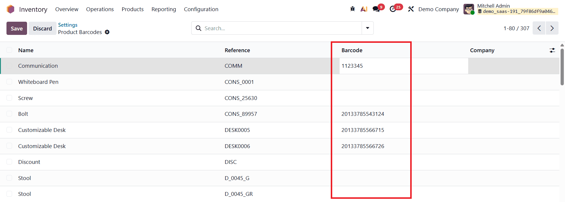 How Barcode Nomenclatures Work in Odoo 19 Inventory-cybrosys