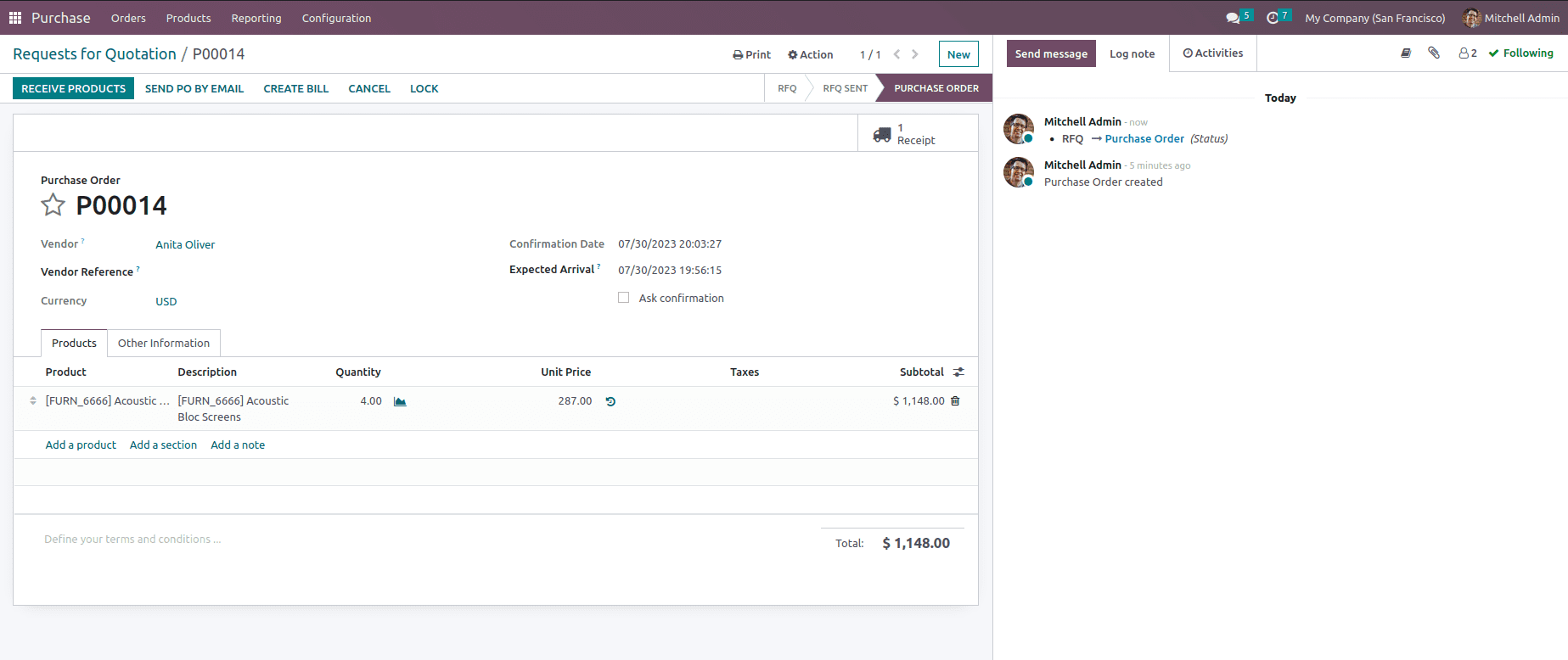 How Bill Control Policies Work in Odoo 16 Purchase App-cybrosys