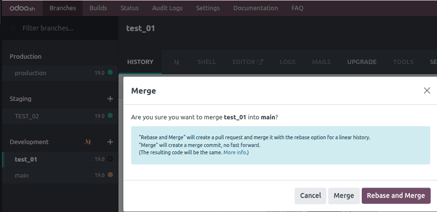 How Branches and Builds Work in Odoo.sh-cybrosys