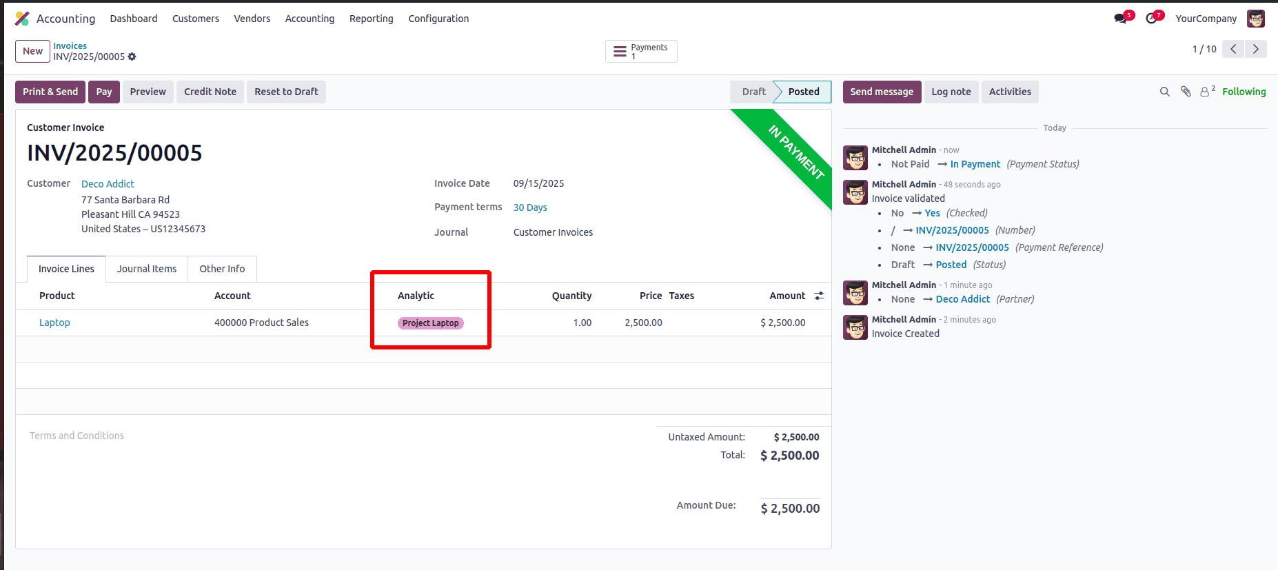 How Budget can be added to a project in Odoo 18-cybrosys