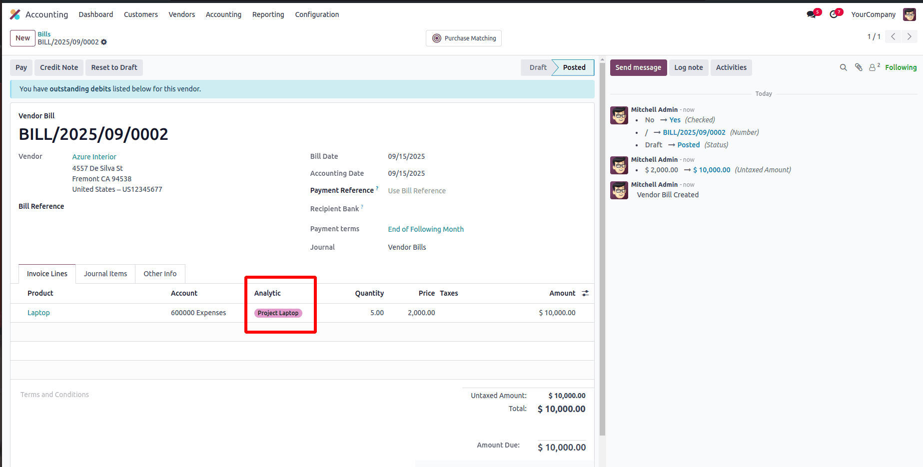 How Budget can be added to a project in Odoo 18-cybrosys