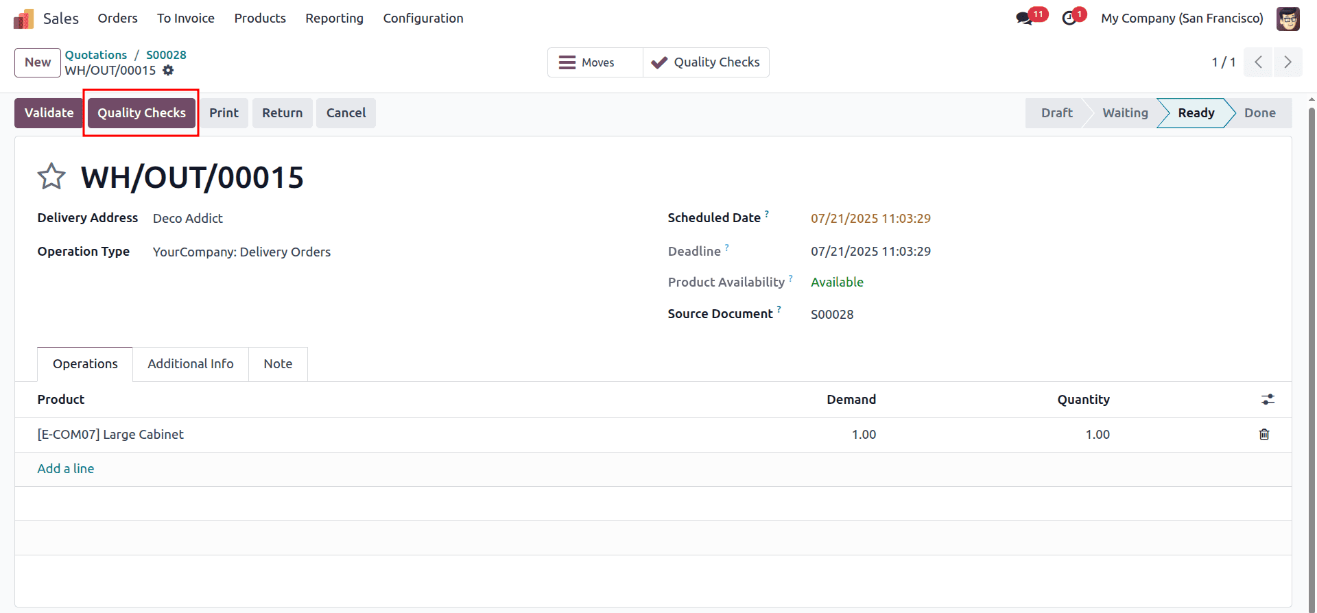 How can we set Quality Control Point On Operation Types in Odoo 18-cybrosys