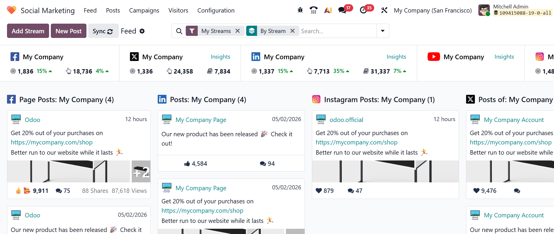 How Can You Maximize Social Media Impact with Odoo 19-cybrosys