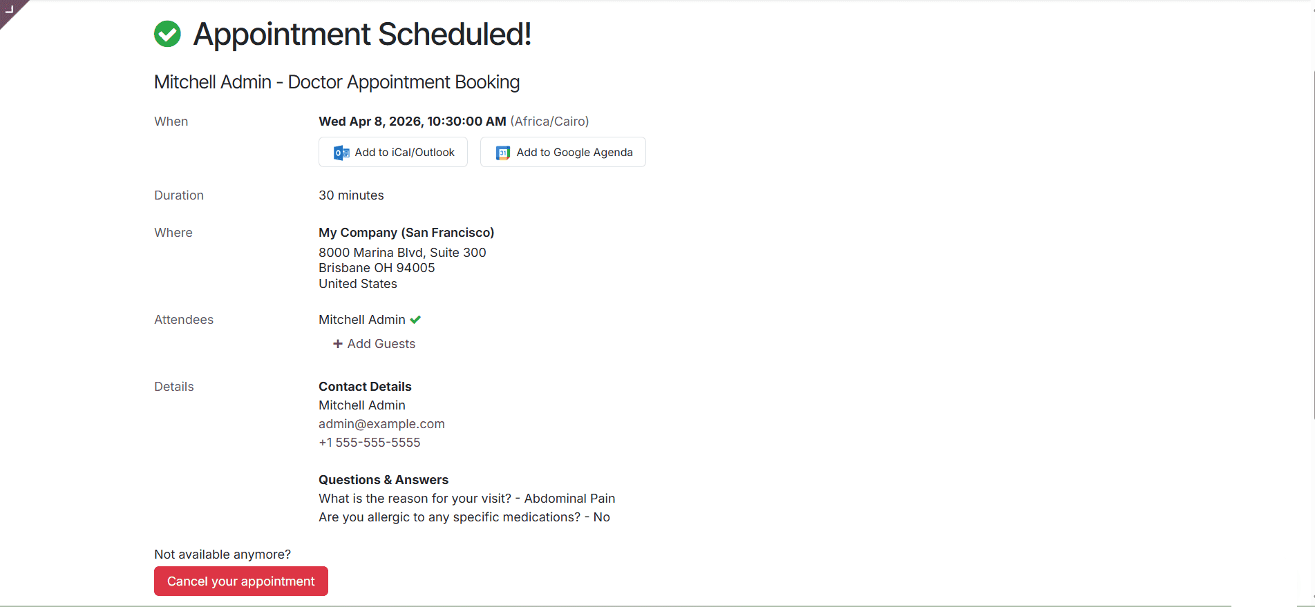 How Clinics Use Odoo 19 for Doctor Scheduling-cybrosys