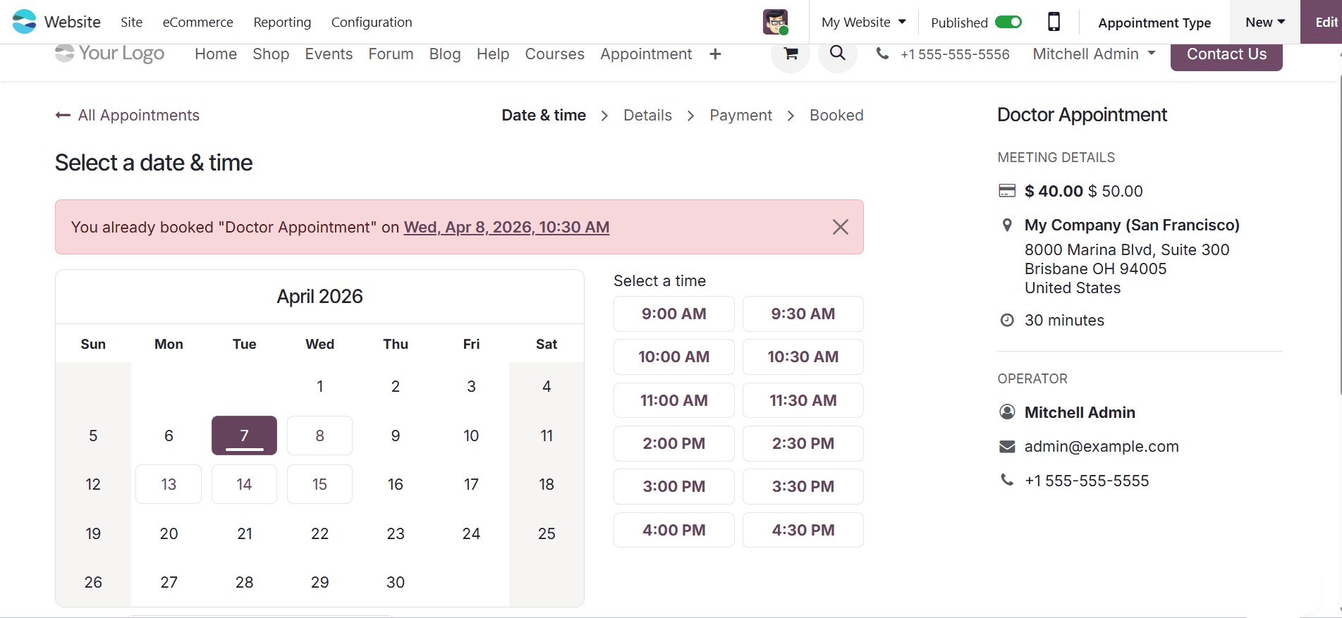 How Clinics Use Odoo 19 for Doctor Scheduling-cybrosys