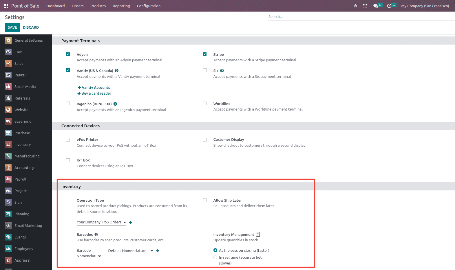 How Configure Retail Shop Management in Odoo 16 POS-cybrosys