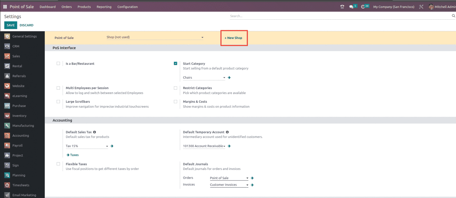 How Configure Retail Shop Management in Odoo 16 POS-cybrosys