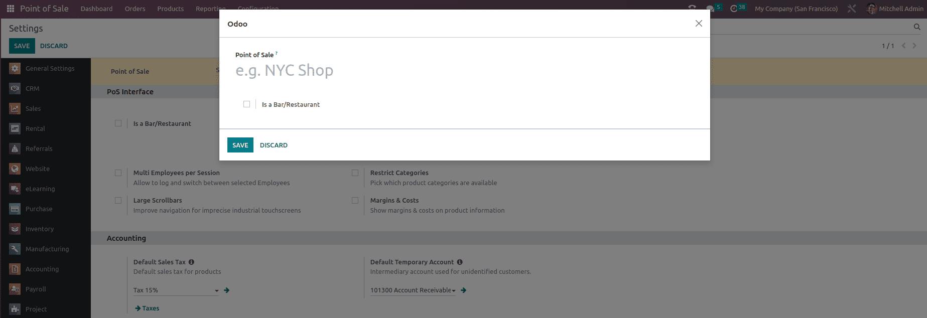 How Configure Retail Shop Management in Odoo 16 POS-cybrosys