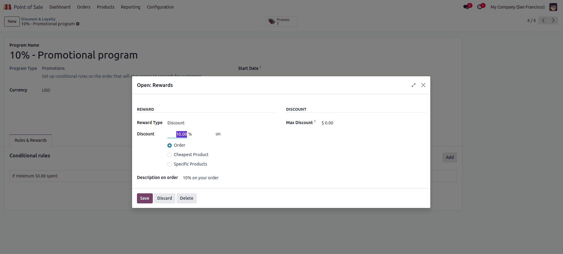 How Discounts, Promotions & Loyalty Can Be Used in Odoo 18 POS-cybrosys