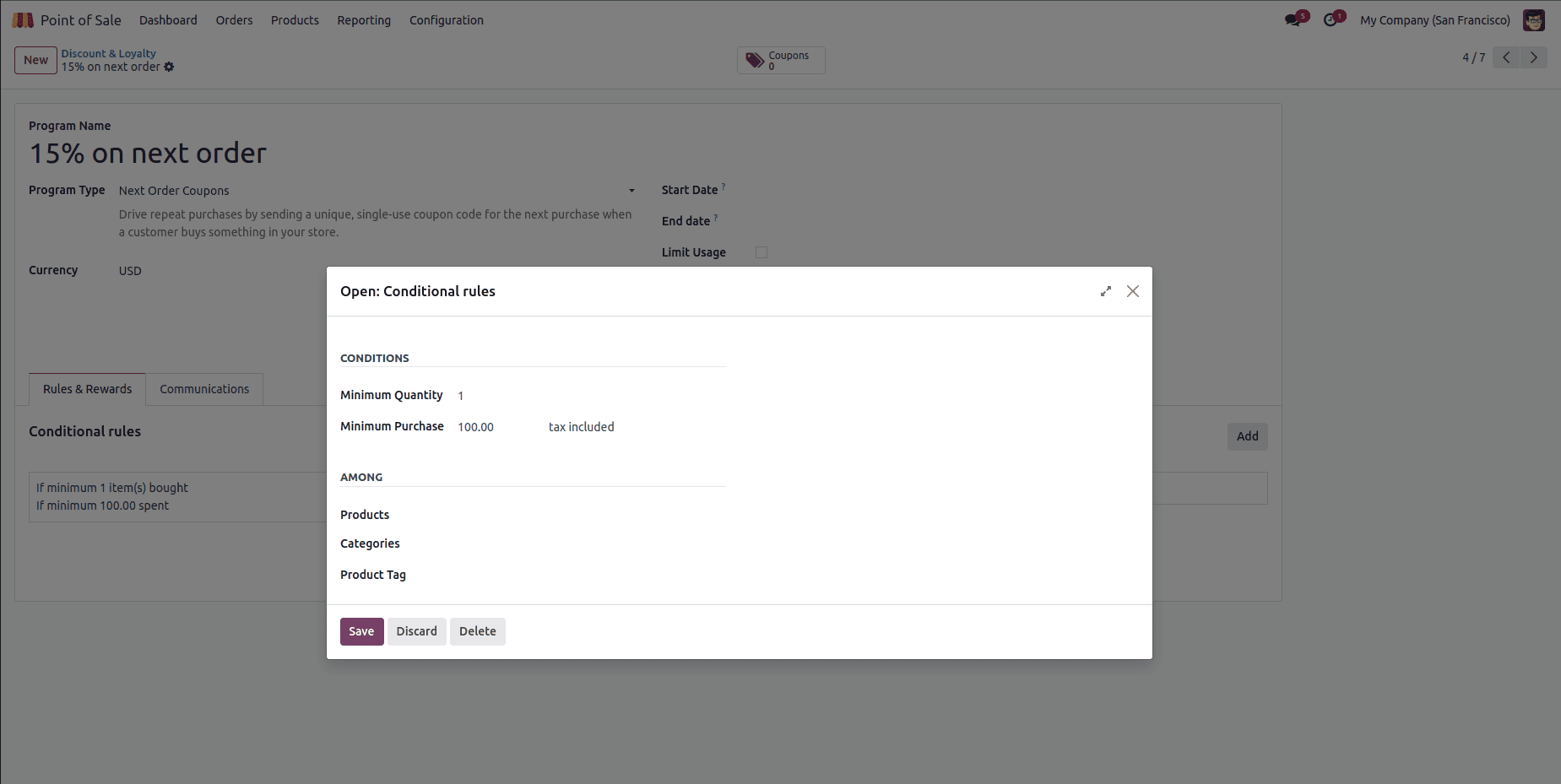 How Discounts, Promotions & Loyalty Can Be Used in Odoo 18 POS-cybrosys