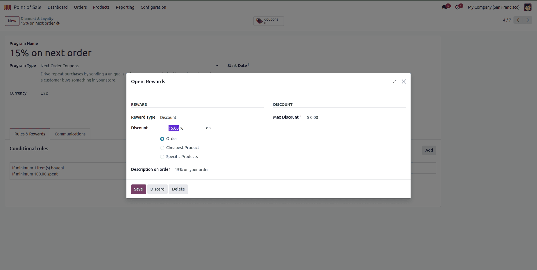 How Discounts, Promotions & Loyalty Can Be Used in Odoo 18 POS-cybrosys