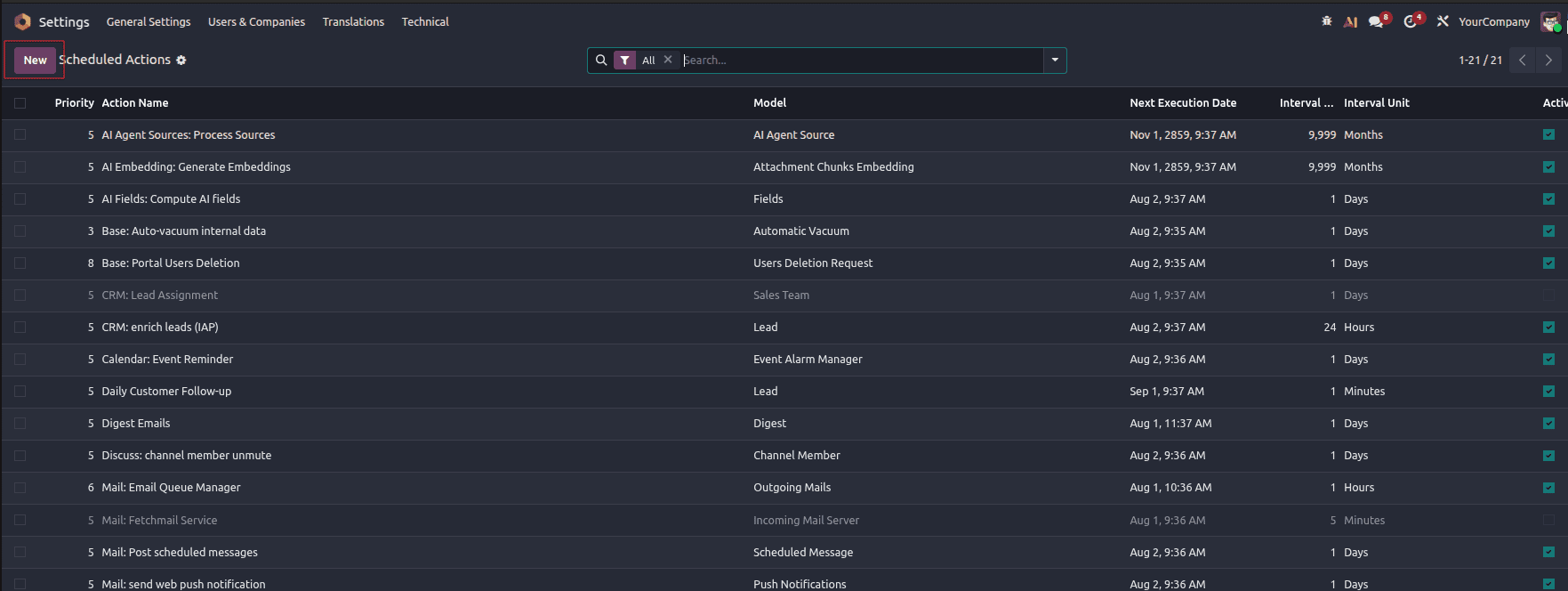 How Do Scheduled Actions Work in Odoo 19?-cybrosys